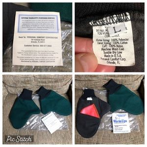 Large warming gloves vtg